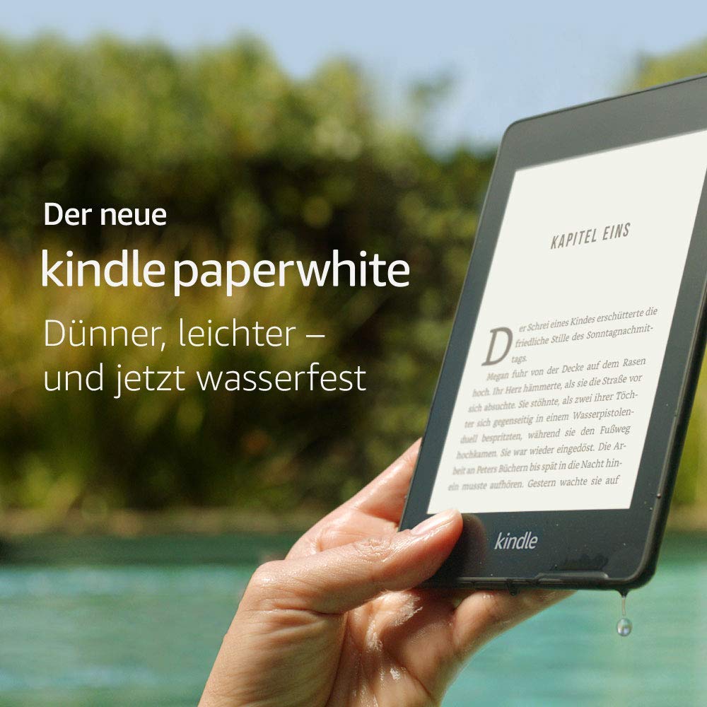 Kindle Paperwhite mit Wasserschutz