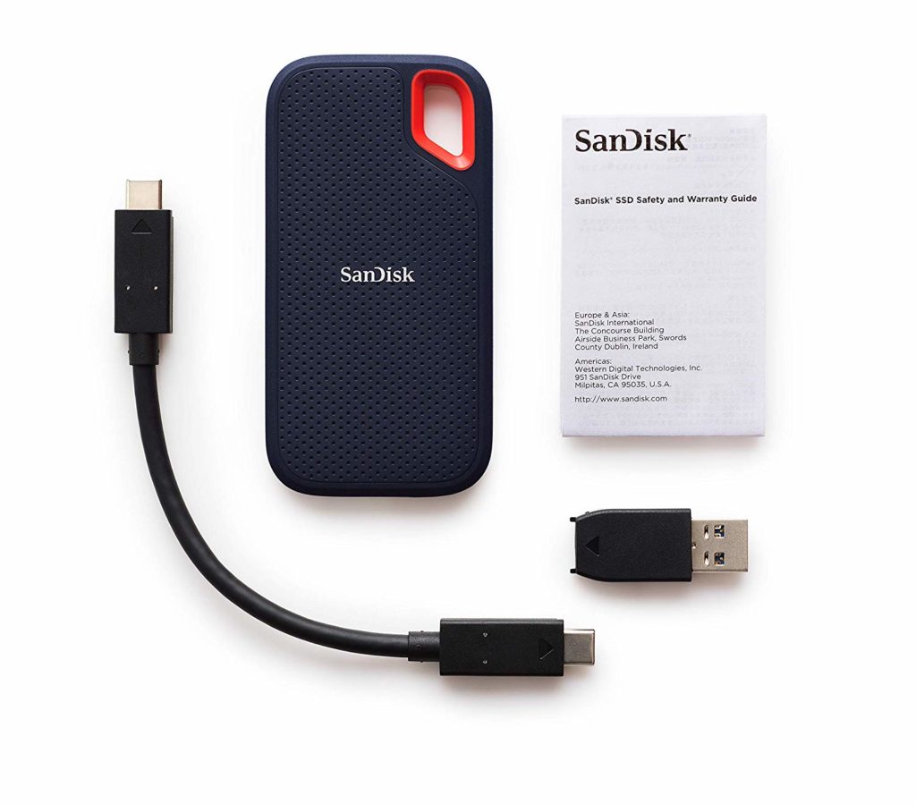 SanDisk Extreme Pro Portable SSD Lieferumfang