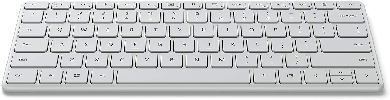 Microsoft Designer Compact Keyboard mit flachen Tasten